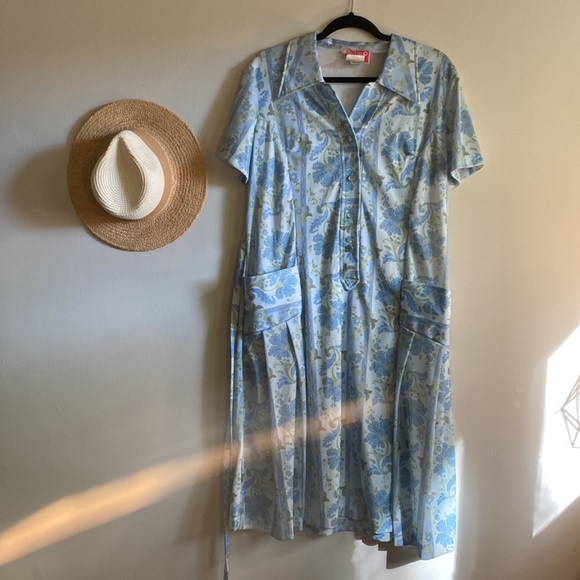 Vintage RubyLou Floral House Dress/Duster - Picture 2 of 7